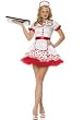 3PC Mel's Diner Waitress Sexy Holiday Party Costume