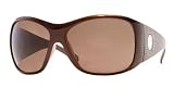 Versace - VERSACE 4133B 724/73 BROWN PLASTIC SWAROSKI CRYSTAL SUNGLASSES
