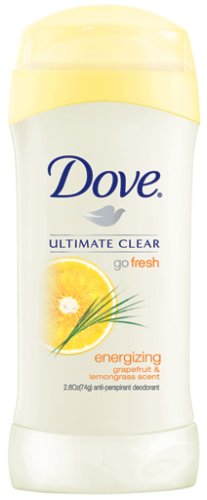 Dove Go Fresh, Anti-perspirant & Deodorant, Ultimate Clear, Energizing Grapfruit &... by Fresh Lemongrass
