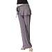 GOGO TEAM Womens Yoga Pants Belly Dance Lounge Pants with Skirt, Plus Size