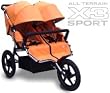 Tike Tech All Terrain X3 Sport AUTUMN ORANGE Double Stroller