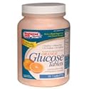 Glucose Tablets Orange For Relief From Low Blood Sugar - 50 Ea