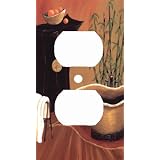 Asian Bath Decorative Outlet Cover by Unknown