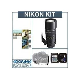 Nikon 300mm f/4 ED-IF AF-S Nikkor Lens - Nikon U.S.A. Warranty - Accessory Bundle with Tiffen 77mm Photo Essentials Filter Kit, Lens Cap Leash, Professional Lens Cleaning
