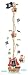 Bino 9089613 - Sticker Messlatte Pirat