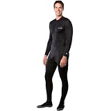 NeoSport Wetsuits Full Body Sports Skins Full Body Sports Skins,All Black,Large