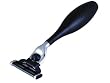 Merkur Mach 3 Razor, Black Bowling Pin Handle