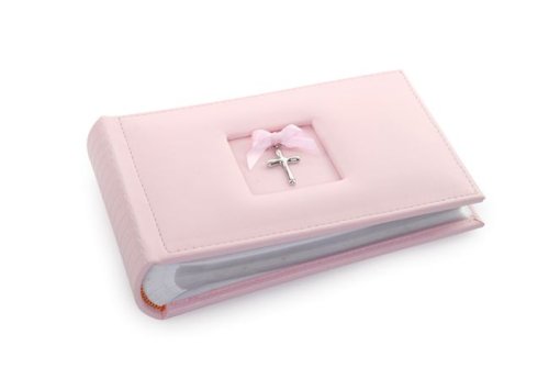 Baby Pink Cross Baptismal Album Or New Baby Gift