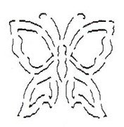 Butterfly Quilting Stencil