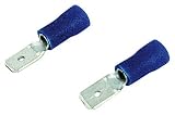 Produkt-Bild: Flachstecker blau, 20 St&uuml;ck