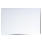 Magna Visual PBFG2-8 Magna Visual Planning Board, 1x2 Grid, Porcelain-On-Steel, 72 x 48, Blue/White