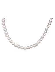 Genuine Elegante Necklace. 18"+2" Extension White Cultured Freshwater Pearl Necklace. 100% Satisfaction Guaranteed.
