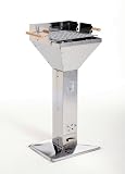 Trichtergrill aus Edelstahl 39x39 cm