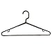Hotel Supplies Brown 16-3/4" Regular Hook Tubular Plastic Hanger 177900