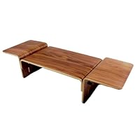 Peck's Adjustable Bent Wood Laptop bed tray Walnut