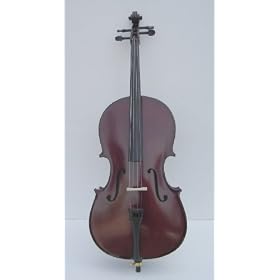 Crystalcello MC100 3/4 Size Cello with Carrying Bag + Bow + Accessories