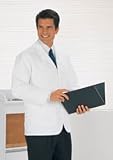 Fashion Seal Lab Coat Men's Short White Size 44 Ea - Model 447-44