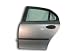 Rear Side Door Assembly : Bmw 545i 04-05 W/o Infrared Opt; Green Tinted, L. Left, Driver Side