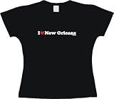 I Heart (Love) New Orleans Women's Tee Shirt Small-Tank Top (petite fit)