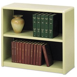 SAFCO PRODUCTS Value Mate Series Bookcase, 2 Shelves, 31-3 4w x 13-1 2d x 28h, Sand by Safco
