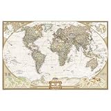 National Geographic Executive World Map Wall Mural