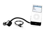 TuneFlex AUX for iPod with Dock Connector - Flexible Cradle and Charger for iPod Nano/Mini/Photo/Video/Classic/Touch (Black)
