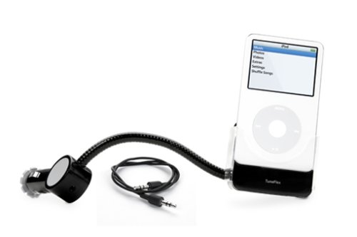 Childrens Toyshop  Electronics : TuneFlex AUX for iPod with Dock Connector - Flexible Cradle and Charger for iPod Nano/Mini/Photo/Video/Classic/Touch (Black)
