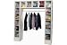 Hallowell Safety-View Locker 16 Person 12x18x12 16 Doors Assembled Parchment