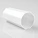 iDesign Matrix Toilet Bowl Brush and Holder for Bathroom Storage - White