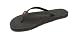 Womens Rainbow Sandals Womens Hemp Single Layer Narrow Strap Black Small (5.5-6.5)