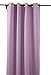 Deconovo Decorative Thermal Insulated Curtain Room Darken Blackout Window Treatment Drape for Bedroom, 52 x 63 in, Lavender