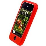 Cellet iPhone Red Silicone Case- retail packaging