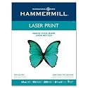 Hammermill Laser Print Paper - 8 1/2'' x 11'' Letter Size - White - 24# - 98 Brightness - 500 sheet Ream