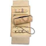 Black Leatherette Mini Travel Roll