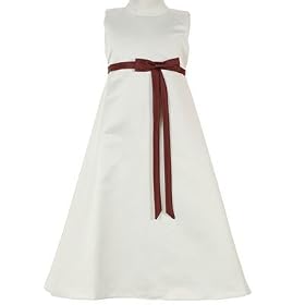 Childrens Flower Girl Dress LITO CHOCOLATE Special Occasion Wedding Kids 4-12