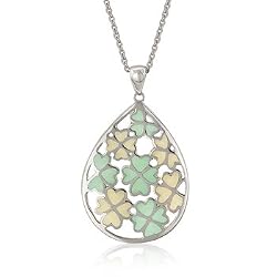 Floral Pendant with Chain