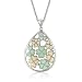 Floral Pendant with Chain