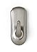 Command 17071BN Accent Hook, Medium, Nickel