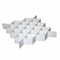 WHITE DRAWER ORG DIAMOND WHITE WHT