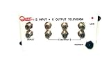 2 INPUT 6 OUTPUT CATV SPLITTER