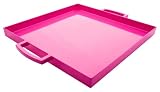 Zak Designs Magenta 12-1/2-Inch Square Tray