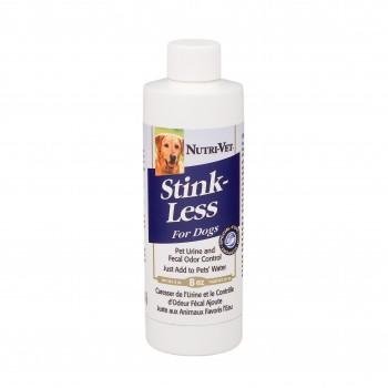 Pet Odor Control - Stink-Less Formula - Reduce Urine & Fecal Odors in Dogs, Cats, Ferrets & Small Animals - 8 Ounces - Made in USA