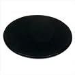 Genuine Black Leather Wrapped Edge Bonded Coaster