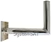 350mm Satellite Wall Mount Bracket Galvanised Steel 35cm + B