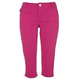 Misses Vanilla Star Five Pocket Denim Capris