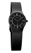 WOMENS SKAGEN STEEL MESH BLACK THIN WATCH 233XSBB