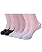Mens Casual 6 Pairs Low Cut Loafer No Show Socks Hidden Boat Liners Non Slip Heel