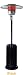 Outdoor Living : Black Gas Patio Heater with 2 Covers (Half & Full) KD Wheels, Regulator & Hose