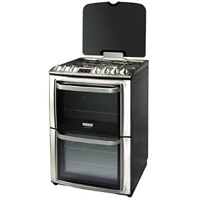 60cm Insight Dual Fuel Cooker c/w 4 Burner Gas Hob (EKM6047XN)