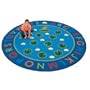 Hip Hop ABC Carpet - 6' Round
